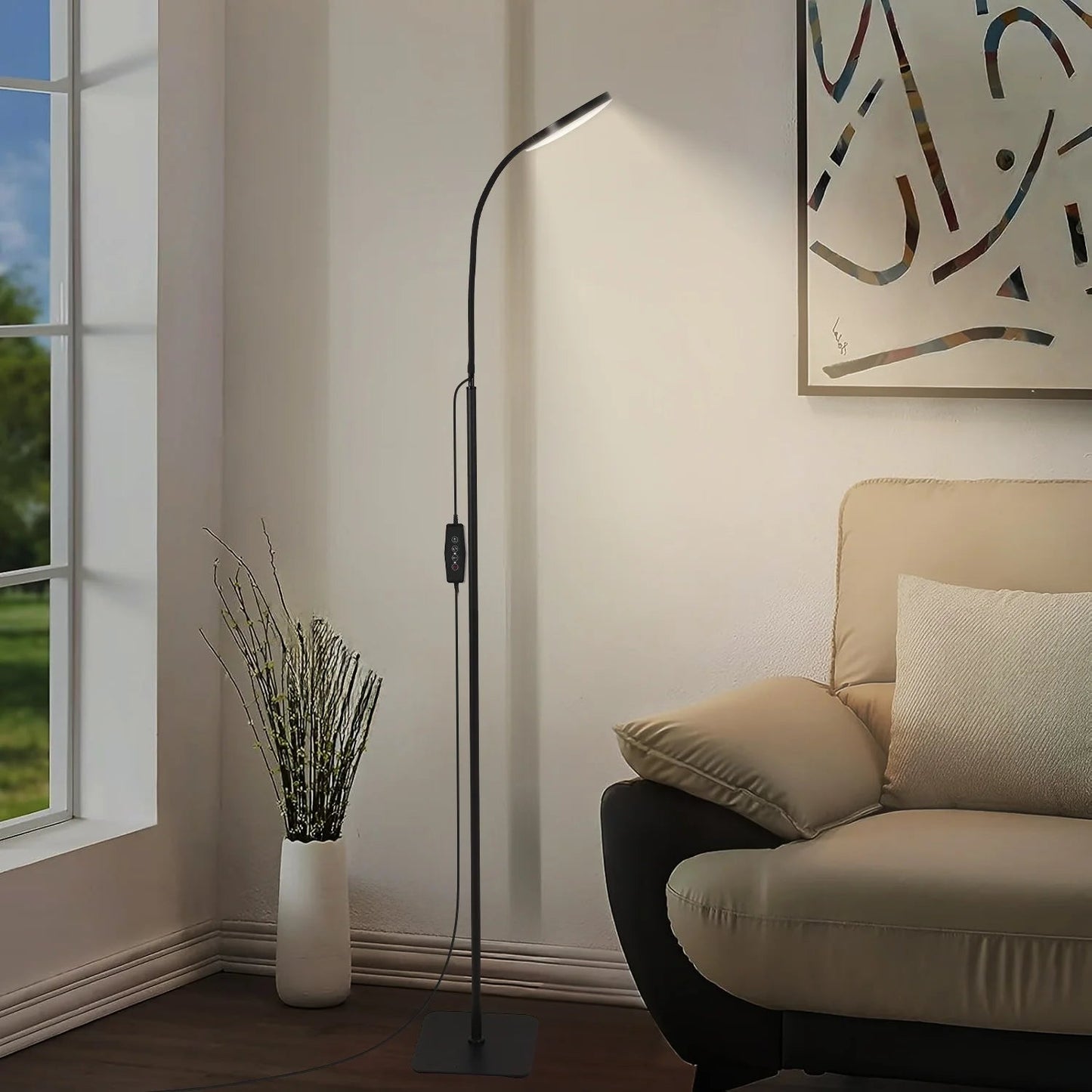 Lampadaire LED Flexible et Ajustable - Luminova
