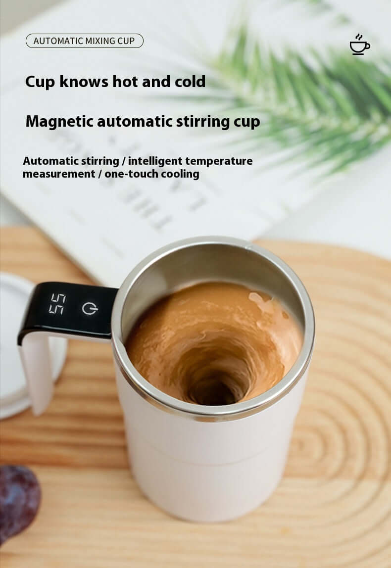 smart temperature-measuring stirring cup avec technologie de mélange magnétique, contrôle intelligent de la température.
