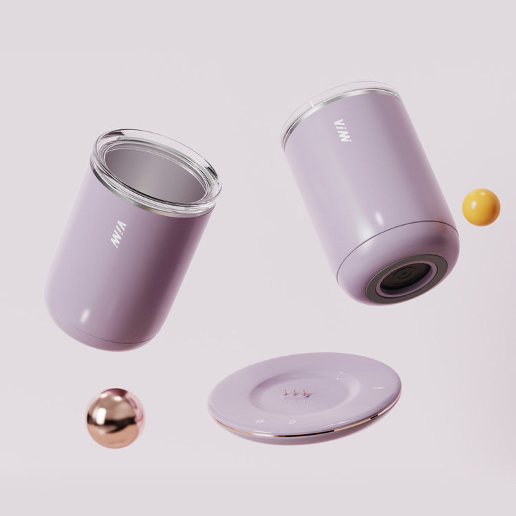 Tasse à café électrique rotative magnétique