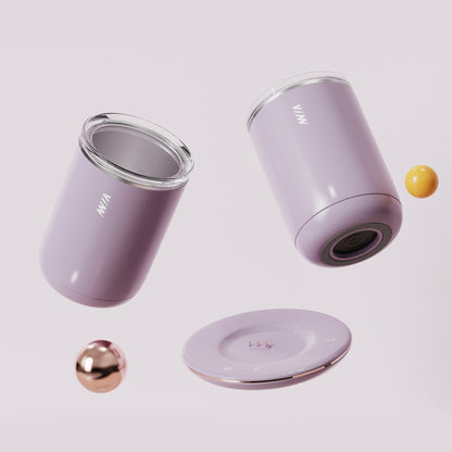 Tasse à café électrique rotative magnétique