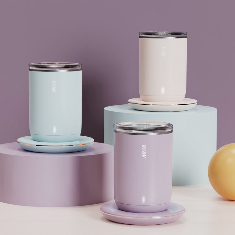 Tasse à café électrique rotative magnétique