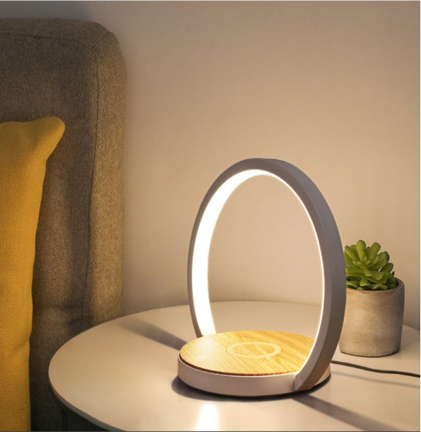 Lampe de bureau à charge rapide sans fil 10 W