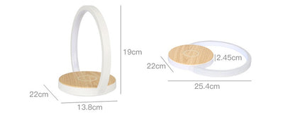 Lampe de bureau à charge rapide sans fil 10 W