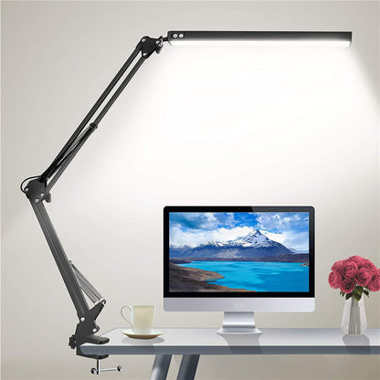 Lampe LED à Pince Long Bras USB pour Bureau et Beauté