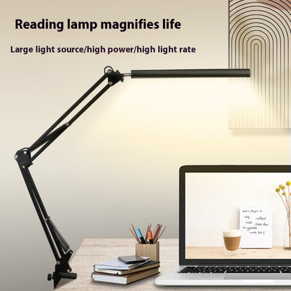 Lampe LED à Pince Long Bras USB pour Bureau et Beauté