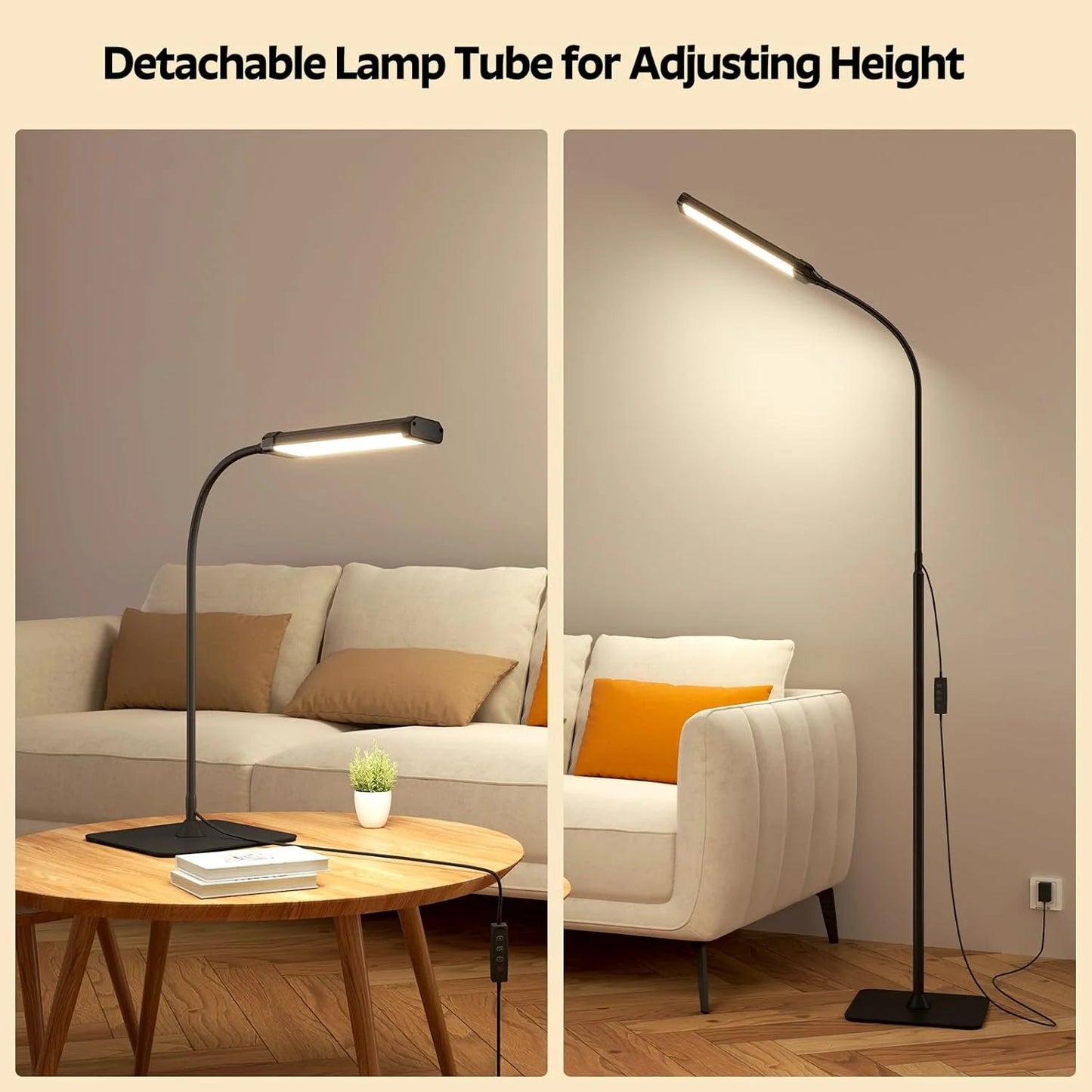 Lampadaire LED Flexible et Ajustable - Luminova