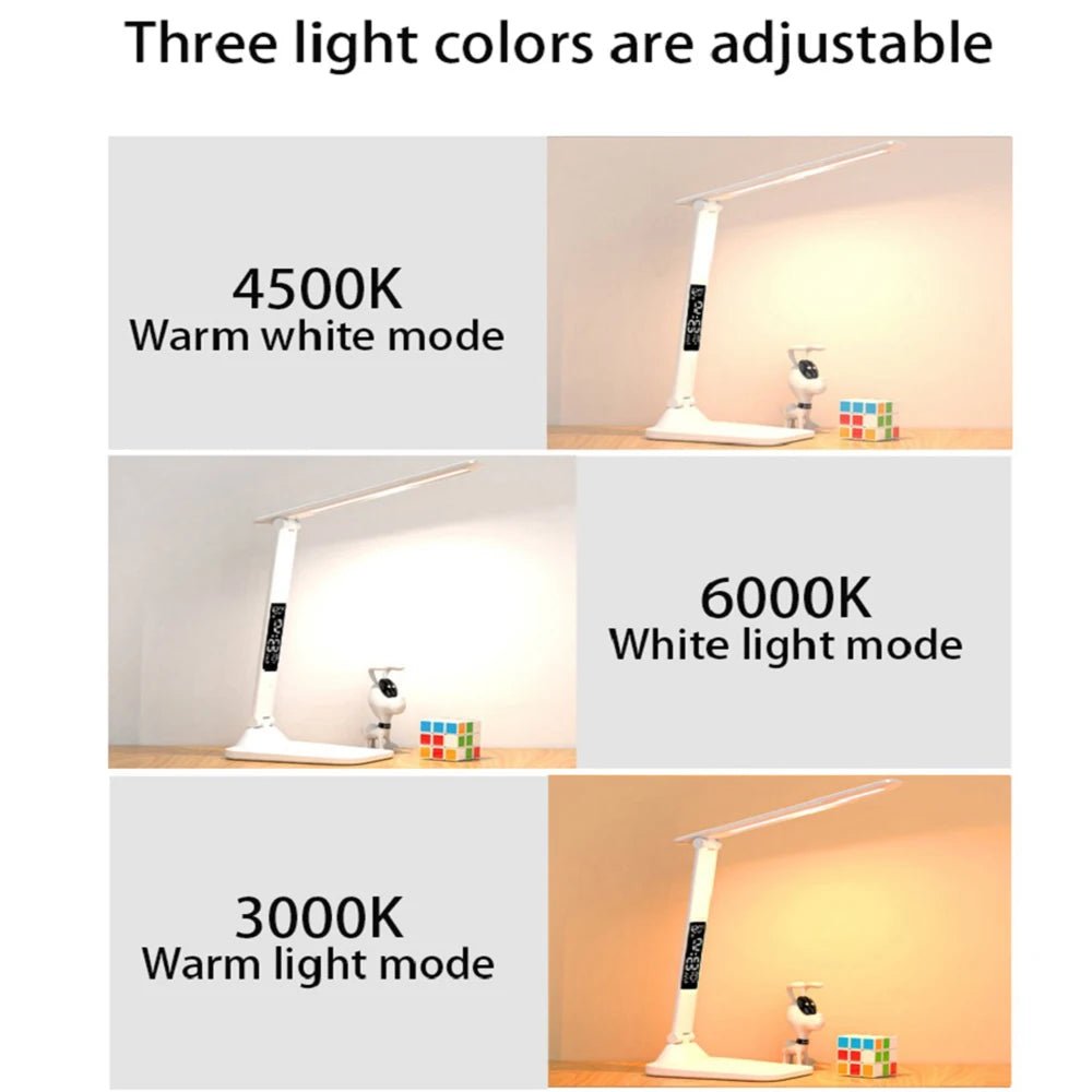 Lampe de Bureau LED Pliable avec Protection des Yeux - Luminova