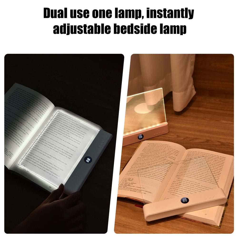 Lampe de lecture LED plate rechargeable et réglable