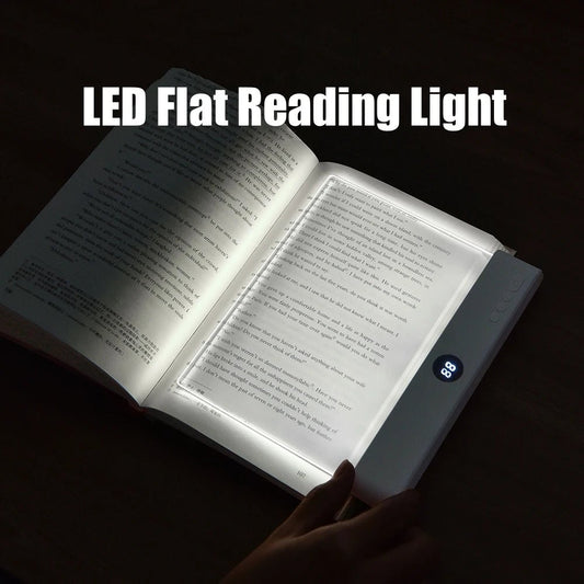 Lampe de lecture LED nocturne — Protection des yeux, panneau plat, rechargeable USB - Luminova