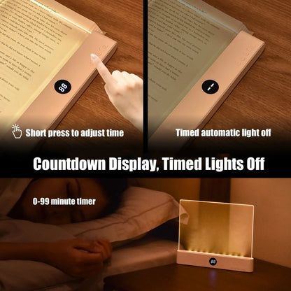 Lampe de lecture LED plate rechargeable et réglable
