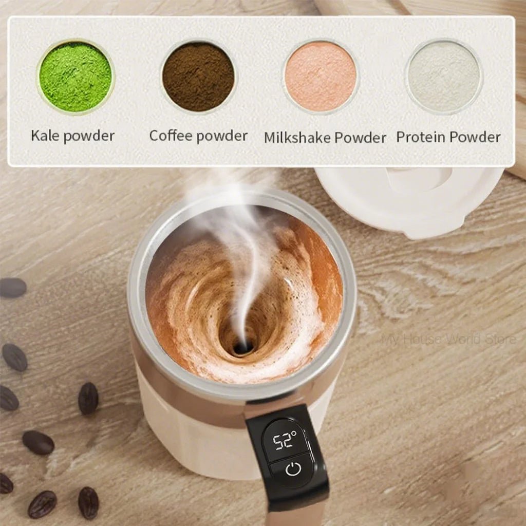 Tasse à Café Magnétique Auto - Mélangeuse - Luminova