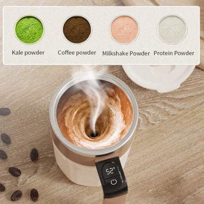 Tasse à Café Magnétique Auto - Mélangeuse - Luminova