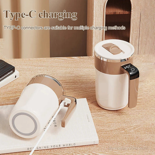 Tasse à Café Magnétique Auto - Mélangeuse - Luminova